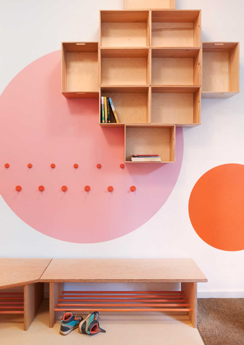 baukind | Kita hisa 1 – Garderobe 1 baukind - Daycare Centre hisa Berlin - Wardrobe