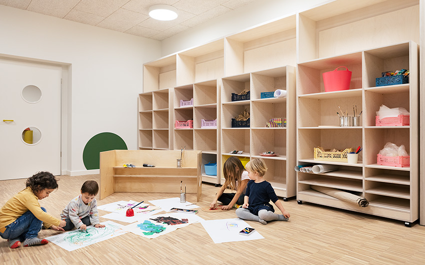 baukind | Kita Lenau Berlin – mobile Regale baukind – Daycare Centre Lenau Berlin – mobile shelf 2